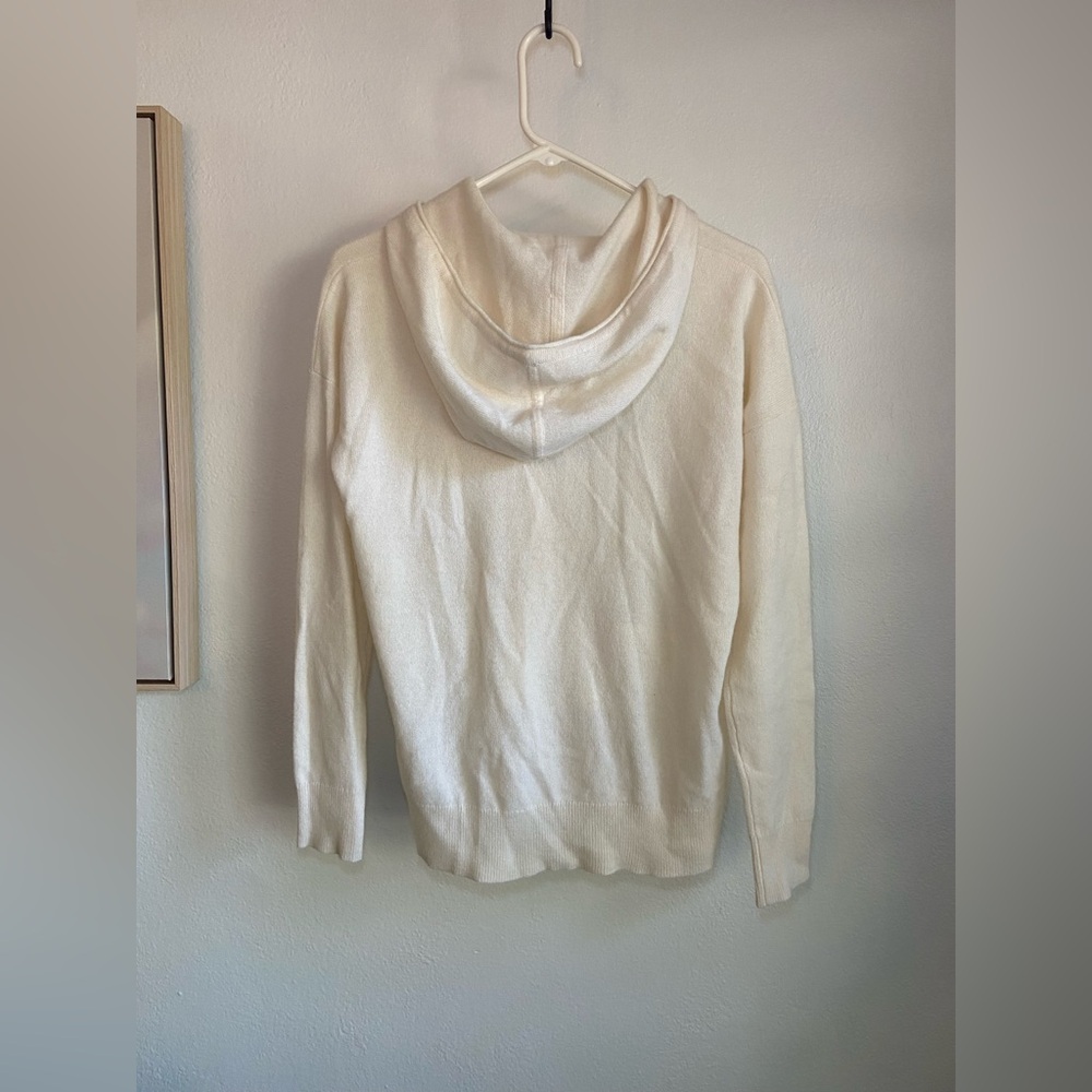 White and Warren Cashmere Zip Hoodie -S - Picture 9 of 16